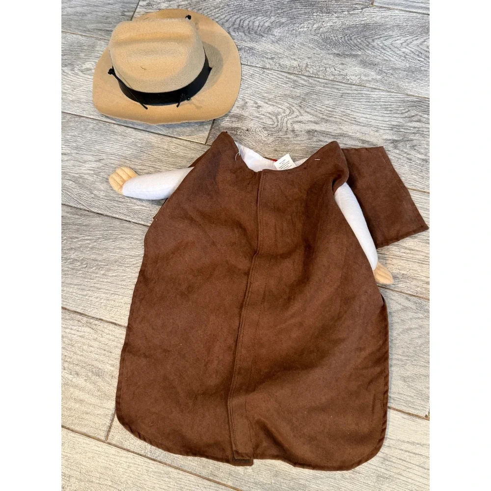 Cowboy Dog Costume Large Hat Chaps Western Halloween Outfit Pet Witch Crafters